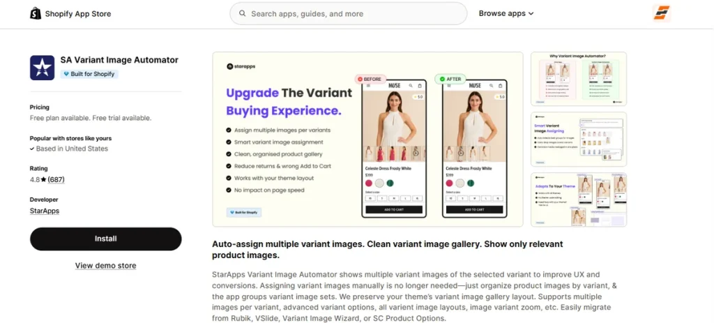 Screenshot of SA Variant Image Automator