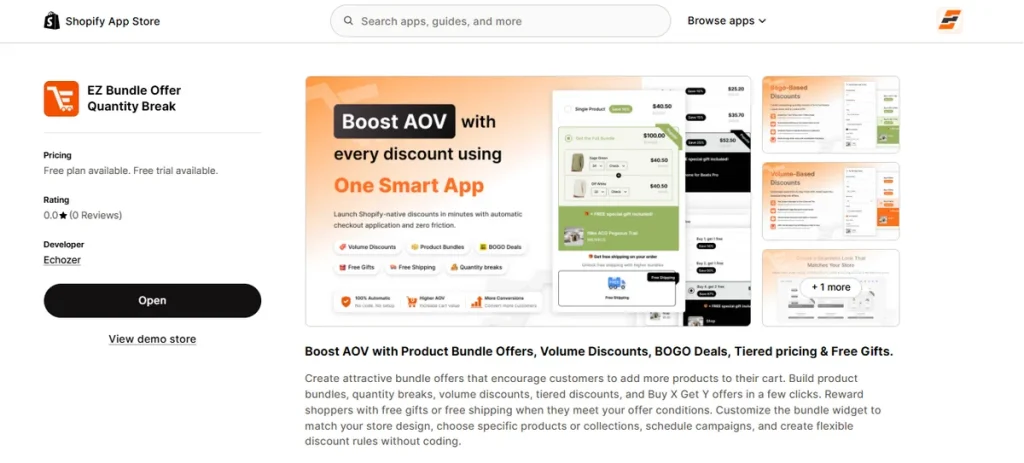 Screenshot of Echo Bundle