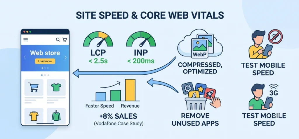 Site Speed and Core Web Vitals CRO Strategies