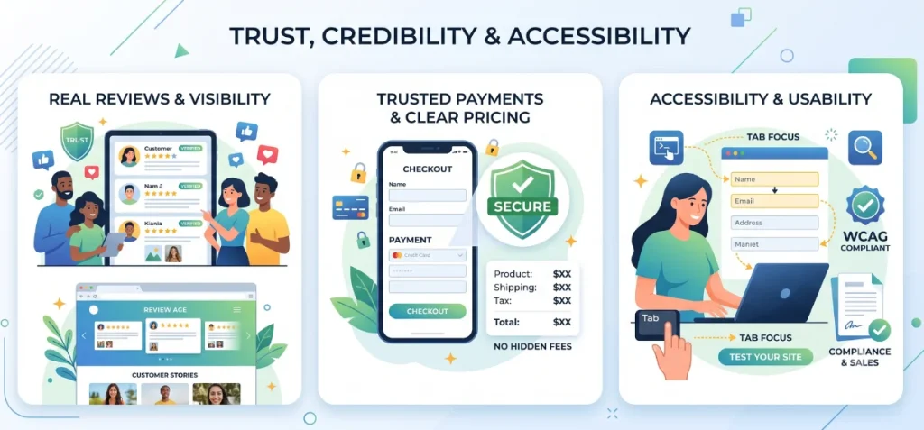 Trust Credibility and Accessibility CRO Strategies