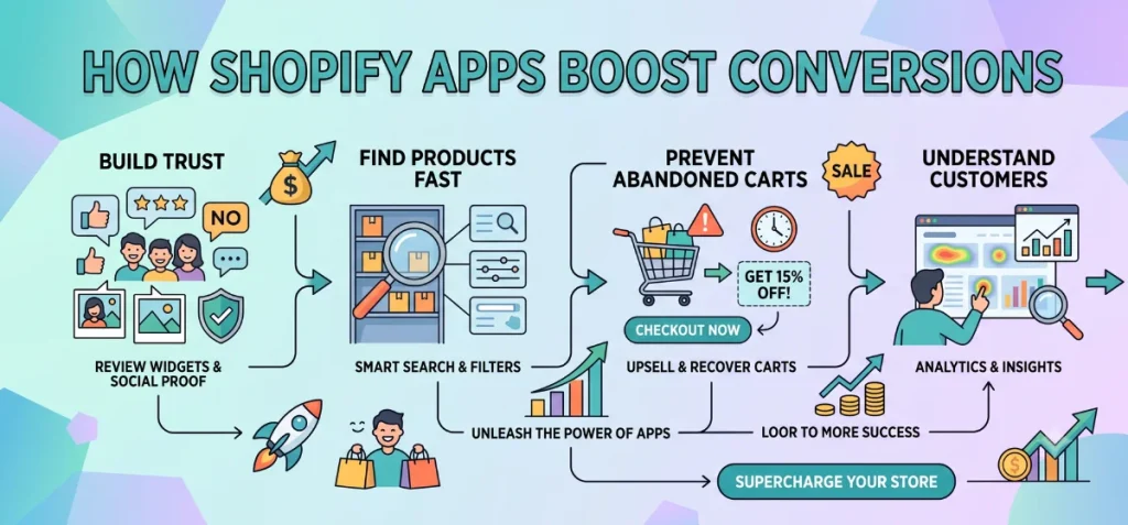 How Shopify Apps Improve Your Store Conversion Rate