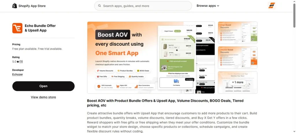 Screenshot of Echo Bundle