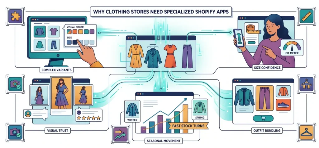 Why Clothing Stores Need Specialized Shopify Apps