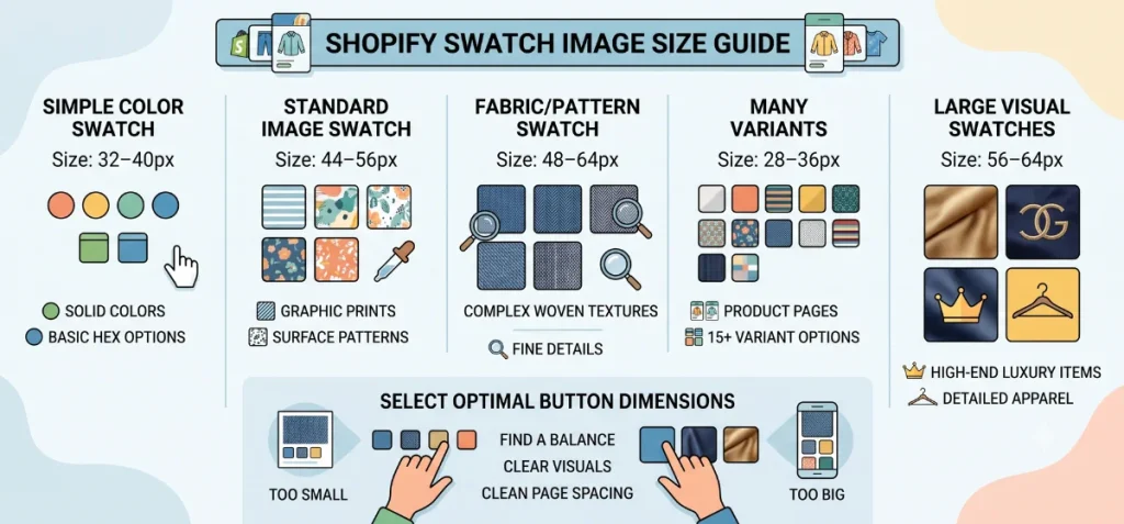 What Size Should Shopify Swatch Images Be