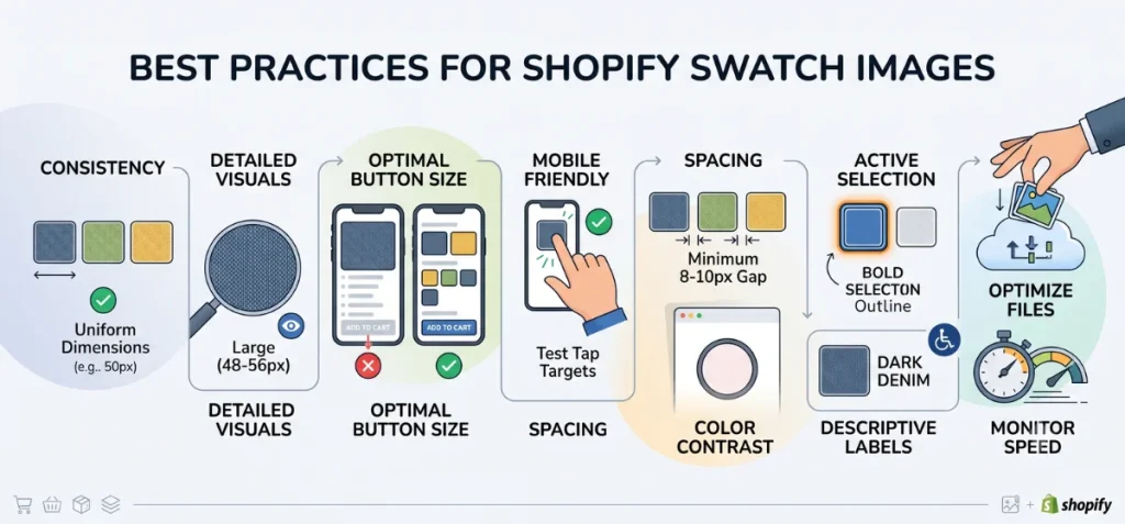 Best Practices for Shopify Swatch Images