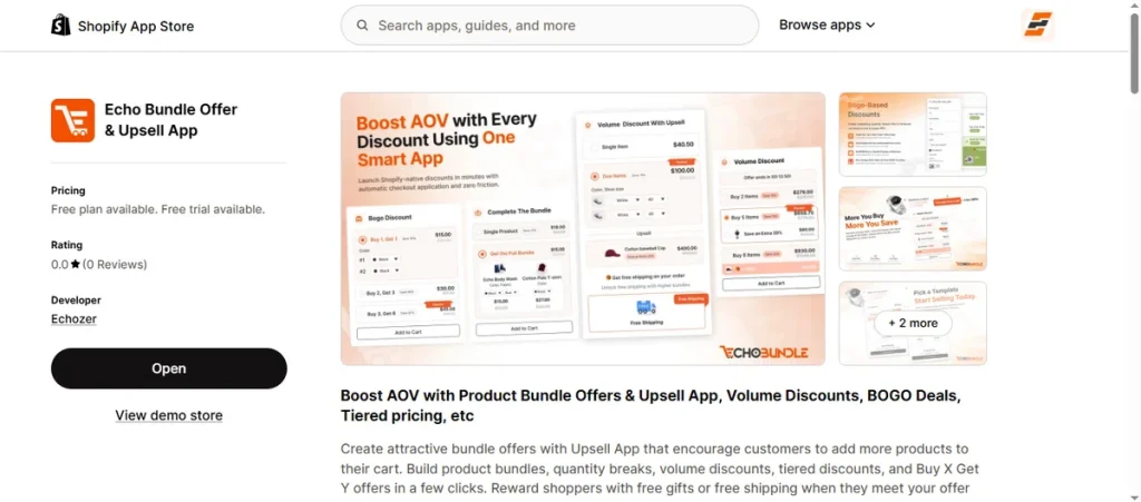Screenshot of Echo Bundle