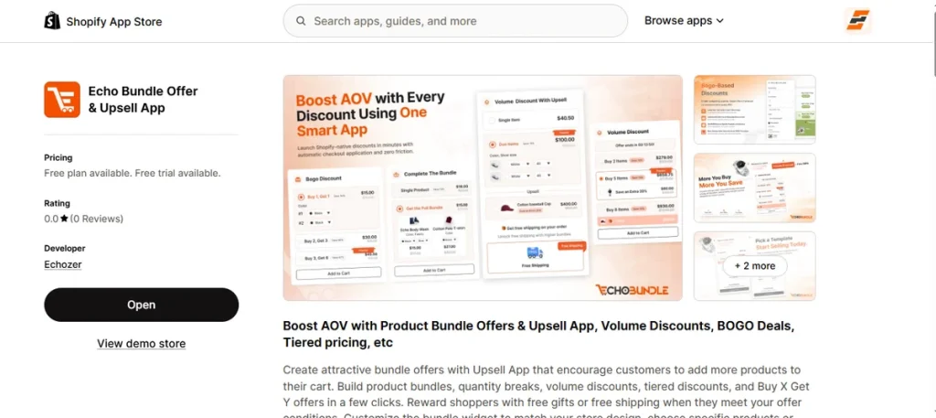 Screenshot of Echo Bundle