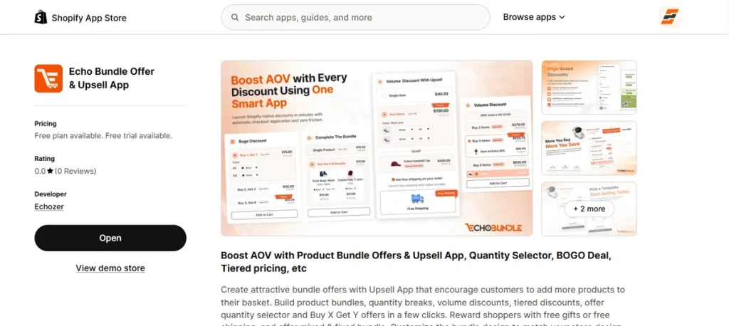 Screenshot of Echo Bundle