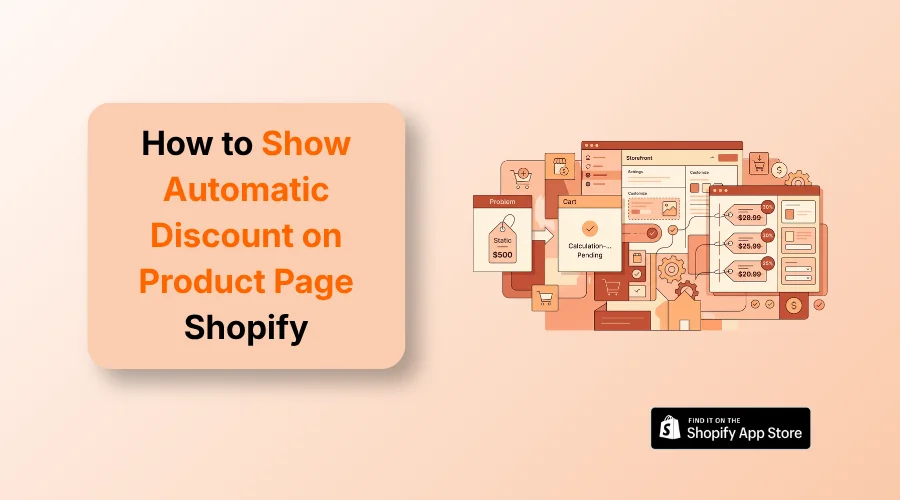 How to Show Automatic Discount on Product Page Shopify