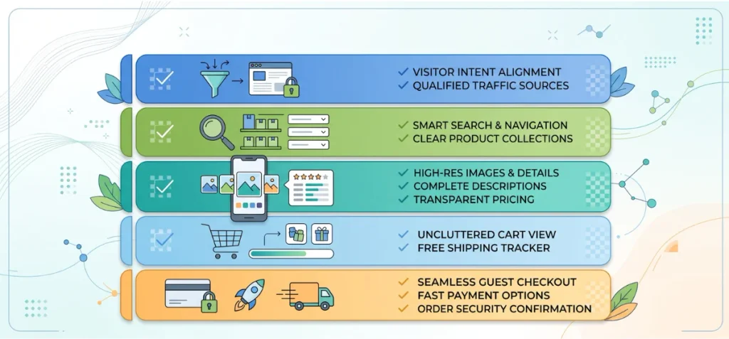Shopify CRO Framework Checklist