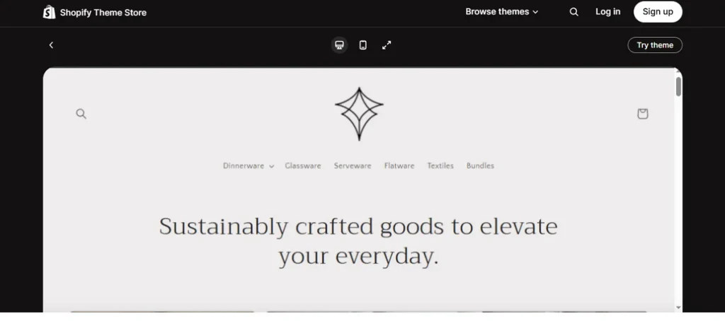 Screenshot Craft Shopify Theme