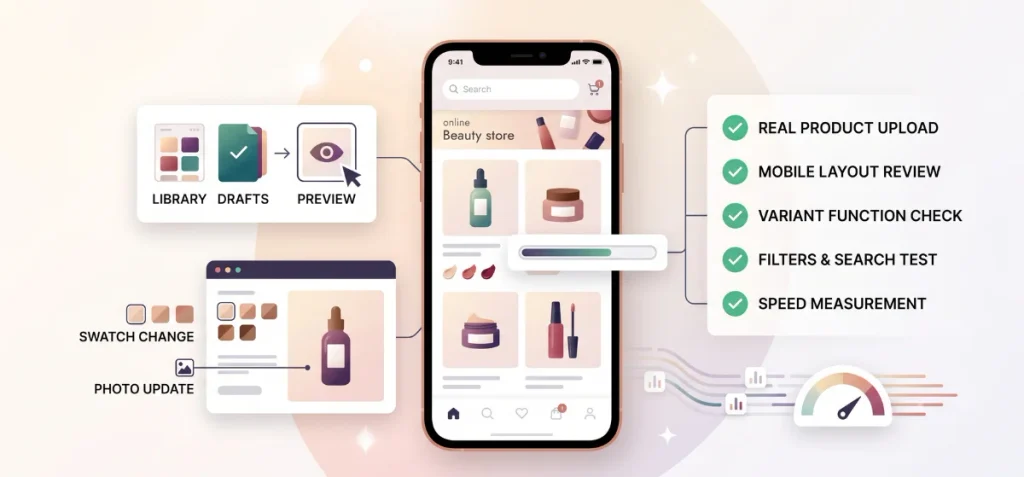 How to Choose and Test a Free Shopify Beauty Theme